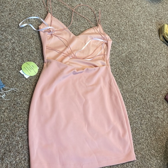 light pink strappy dress - Picture 2 of 2